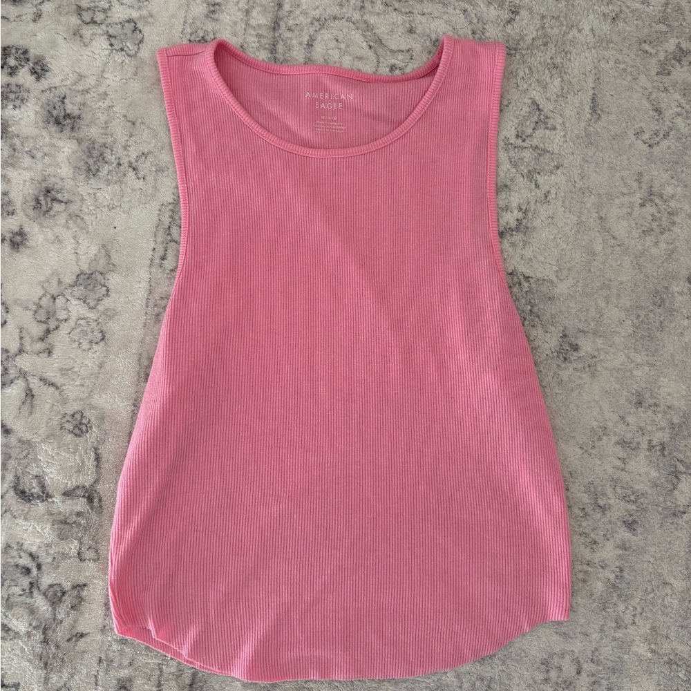 Women's Pink Sleeveless Top